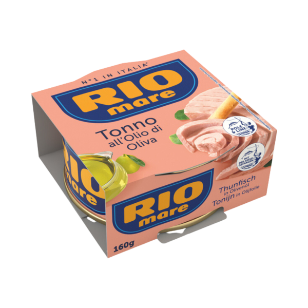 Rio Mare Thunfisch in Olivenöl, Angelfang, 160g Dose